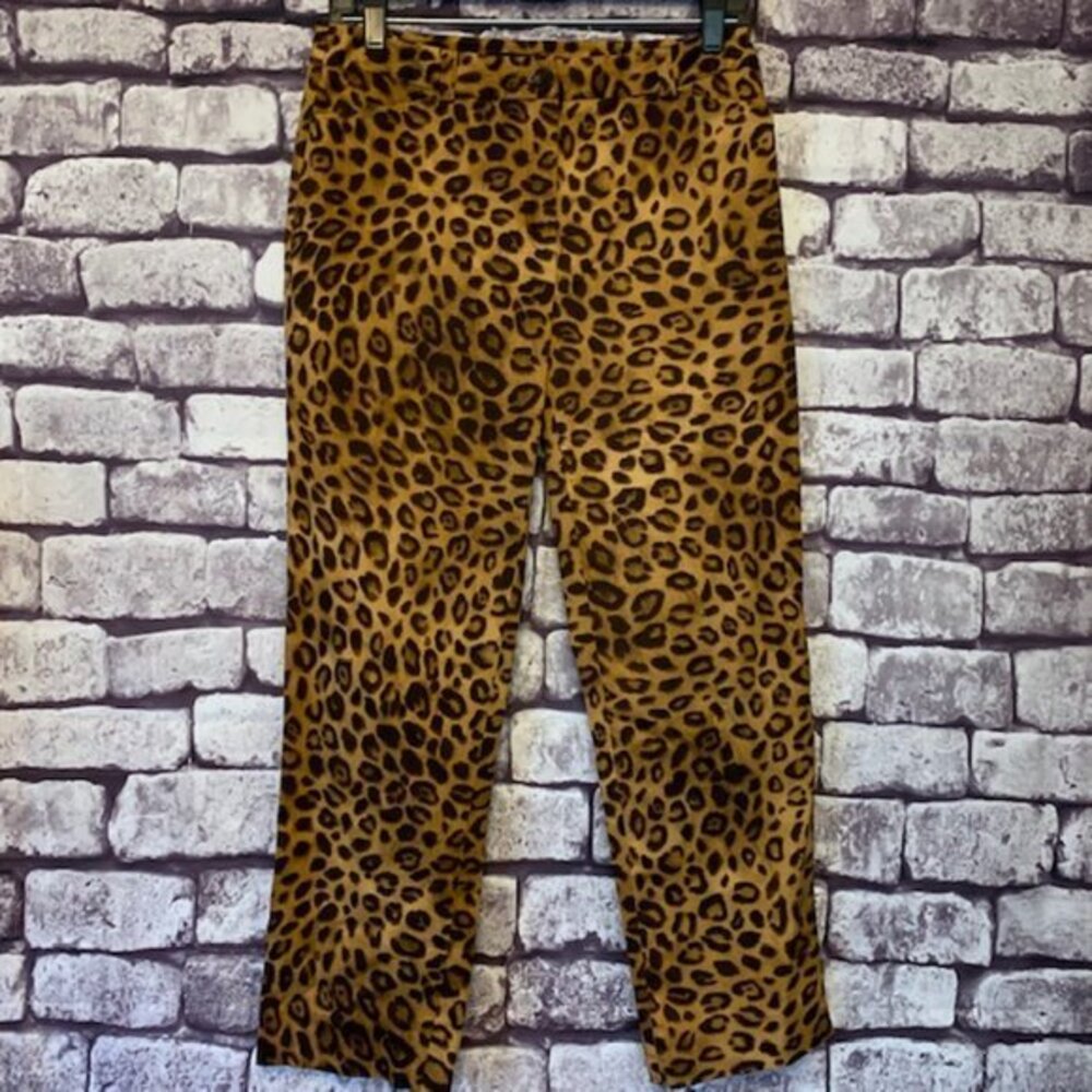 Jones New York Animal Print Ankle Pants Size 4